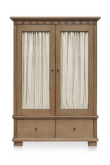 Modern European furniture - Brown Ash 2-Door Tall Cabinet - www.oroa.com