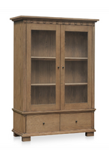 Modern European furniture - Brown Ash 2-Door Tall Cabinet - www.oroa.com