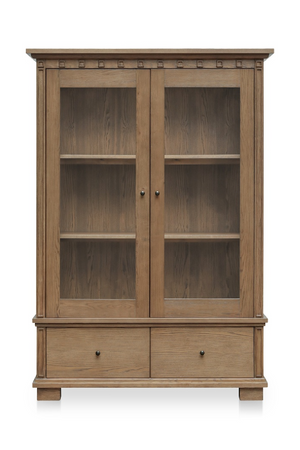 Brown Ash 2-Door Tall Cabinet | Novi Living Lillian | Oroa.com