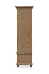 Modern European furniture - Brown Ash 2-Door Tall Cabinet - www.oroa.com