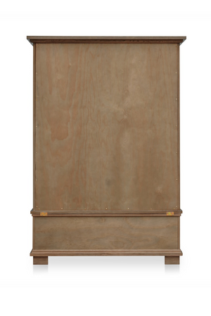 Brown Ash 2-Door Tall Cabinet | Novi Living Lillian | Oroa.com