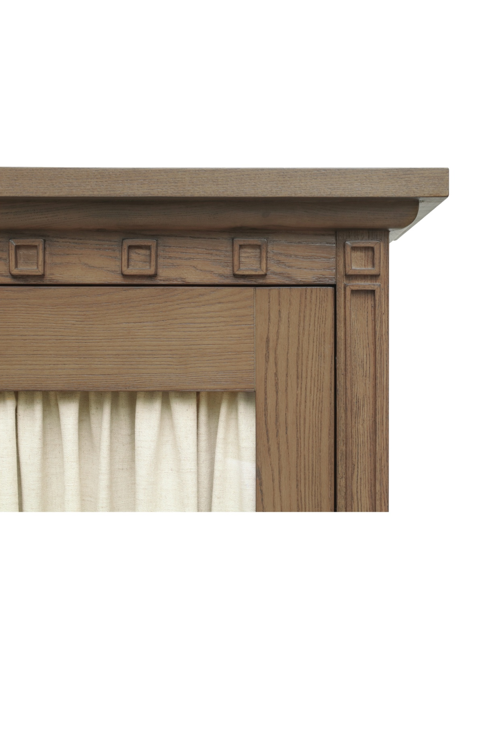 Brown Ash 2-Door Tall Cabinet | Novi Living Lillian | Oroa.com