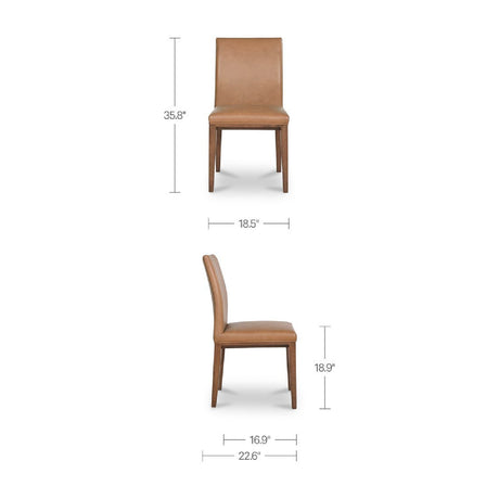 Padded Scandinavian Dining Chairs (2) - Novi Living Frankie - view 19