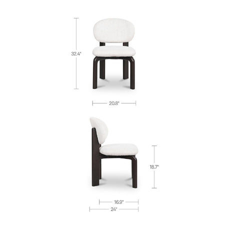 Round-Back Modern Dining Chair | Novi Living Sami