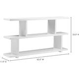 Modern European furniture - Wooden Room Divider Shelf - www.oroa.com