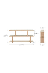 Modern European furniture - White Oak Veneer Shelf - www.oroa.com