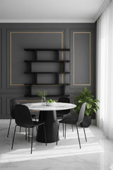 Modern European furniture - Black Ash Veneer Shelf - www.oroa.com