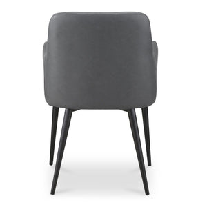 Modern European furniture - Tufted Vegan Leather Dining Chairs (2) - www.oroa.com