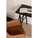 Modern European furniture - Tufted Vegan Leather Dining Chairs (2) - www.oroa.com
