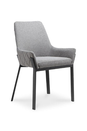 Modern European furniture - Quilted Upholstered Dining Chairs (2) - www.oroa.com