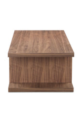 Modern European furniture - Walnut Open-Shelf Coffee Table - www.oroa.com
