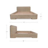 Woven Natural Rattan Bed | Novi Living Claudia