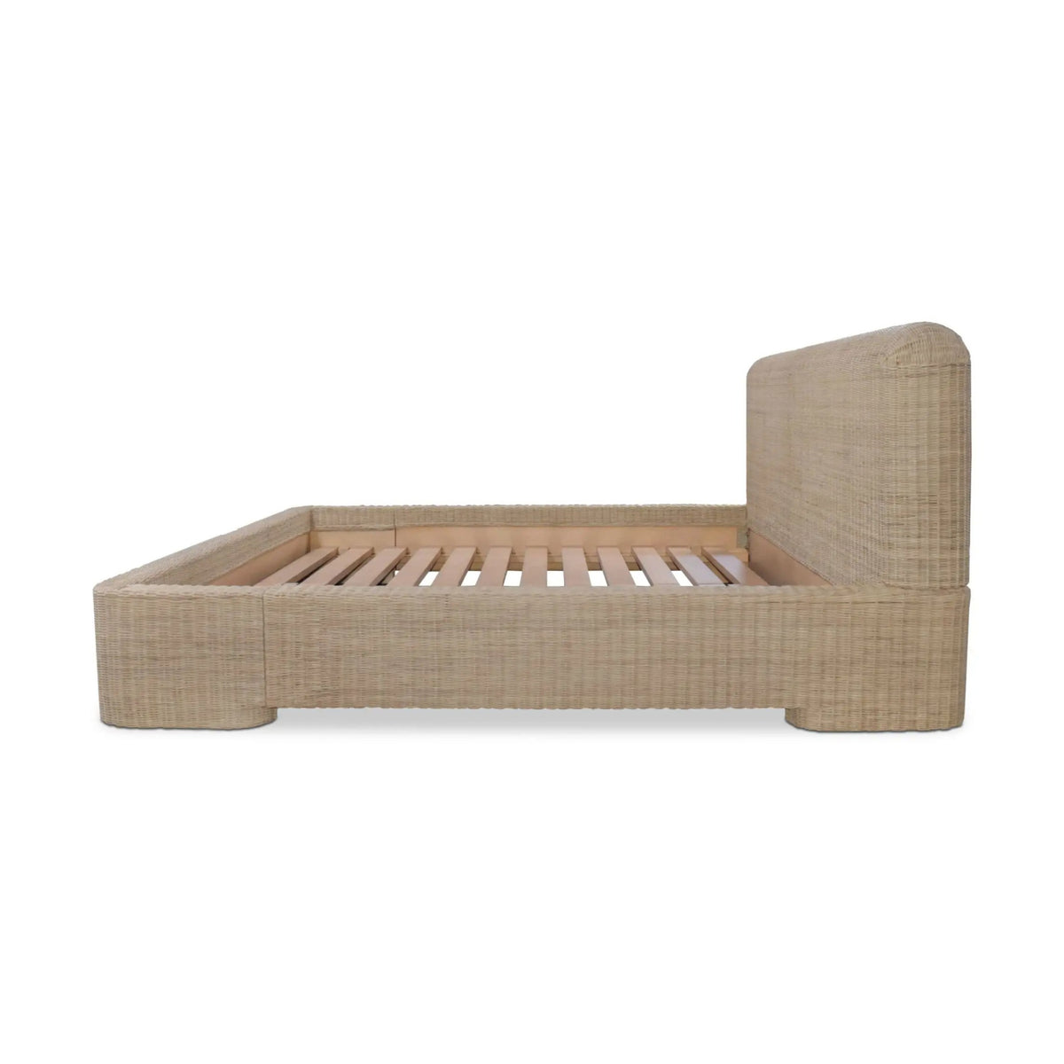 Woven Natural Rattan Bed | Novi Living Claudia