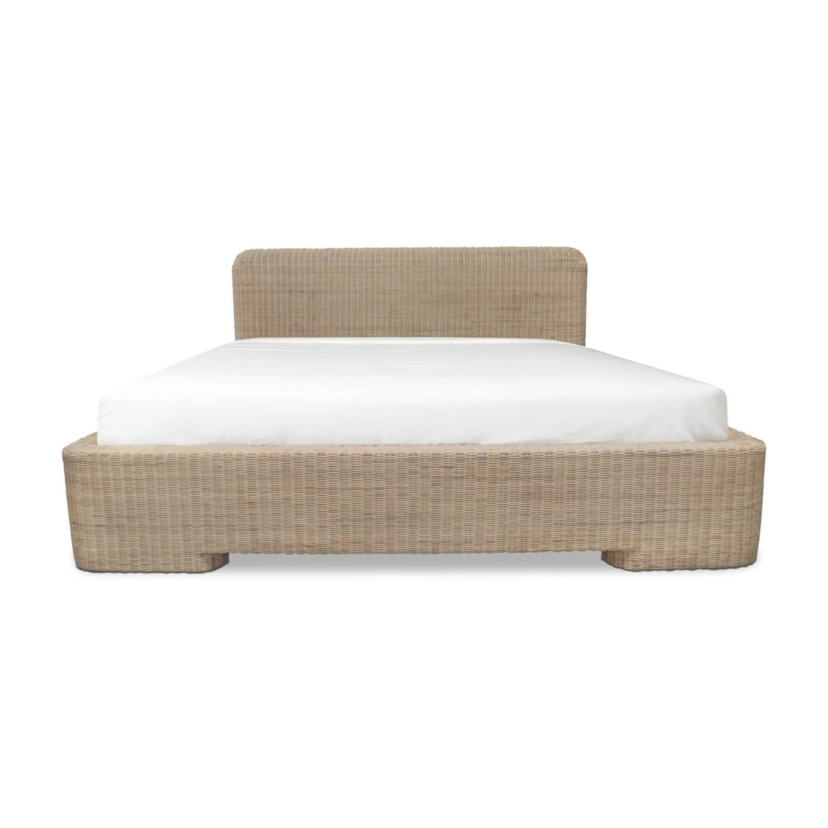 Woven Natural Rattan Bed | Novi Living Claudia