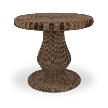 Modern or European furniture - Woven Round Outdoor Side Table - www.oroa.com