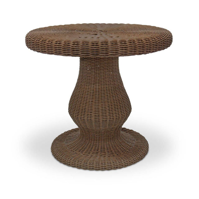 Modern or European furniture - Woven Round Outdoor Side Table - www.oroa.com