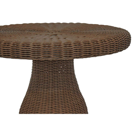 Modern or European furniture - Woven Round Outdoor Side Table - www.oroa.com