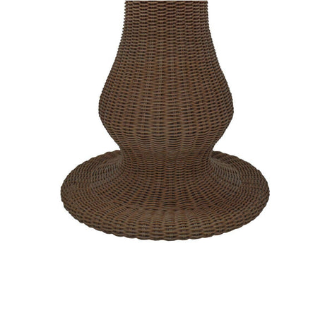 Modern or European furniture - Woven Round Outdoor Side Table - www.oroa.com