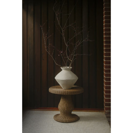 Modern or European furniture - Woven Round Outdoor Side Table - www.oroa.com