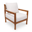 Modern or European furniture - Natural Teak Outdoor Accent Chair - www.oroa.com