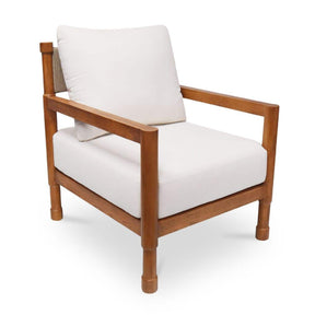 Modern or European furniture - Natural Teak Outdoor Accent Chair - www.oroa.com