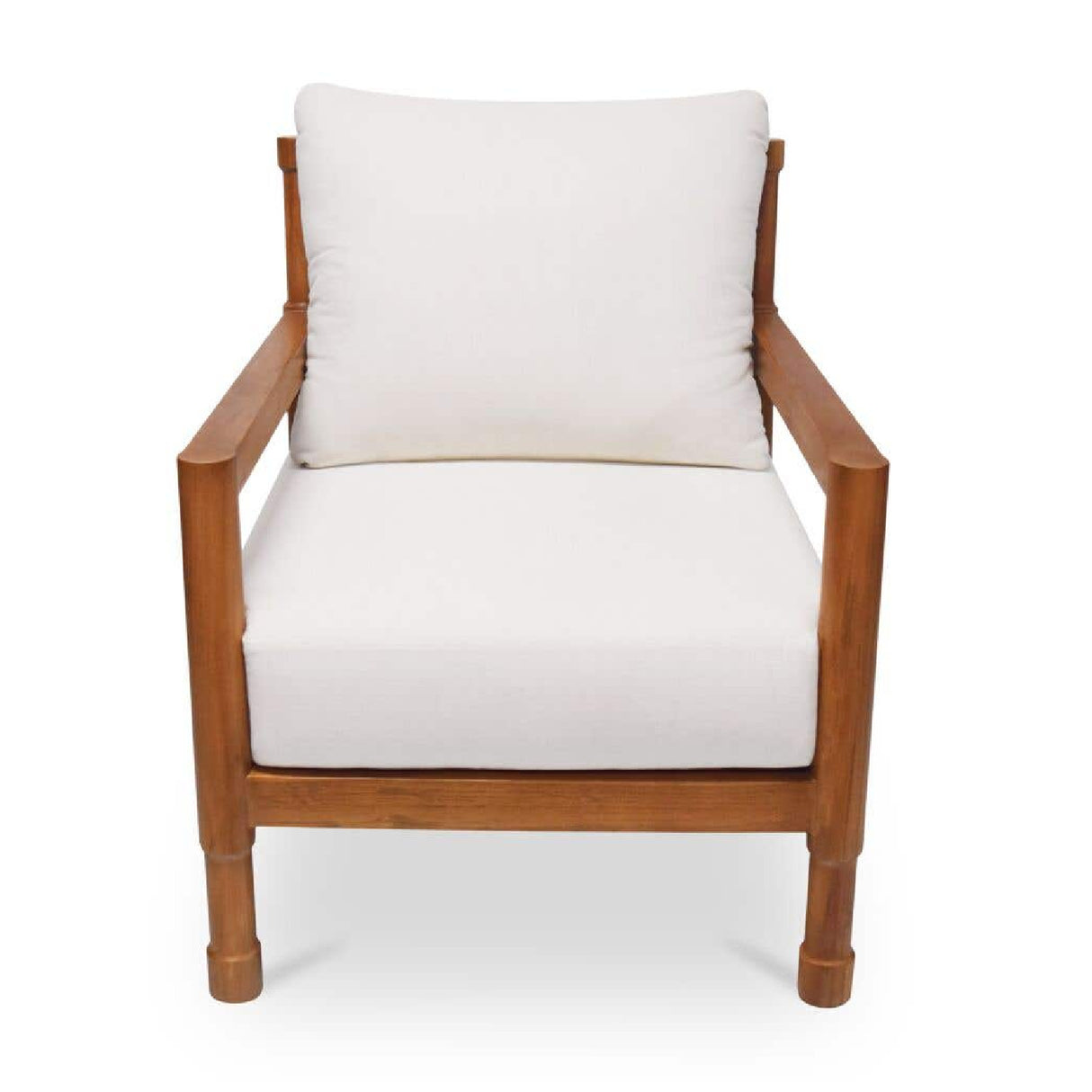 Modern or European furniture - Natural Teak Outdoor Accent Chair - www.oroa.com