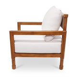 Modern or European furniture - Natural Teak Outdoor Accent Chair - www.oroa.com