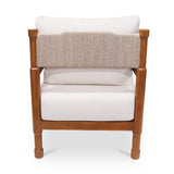 Modern or European furniture - Natural Teak Outdoor Accent Chair - www.oroa.com