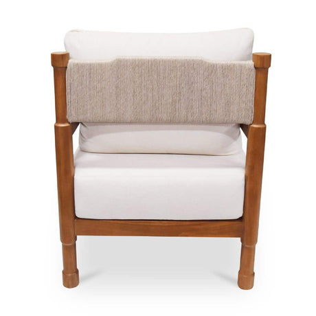 Modern or European furniture - Natural Teak Outdoor Accent Chair - www.oroa.com