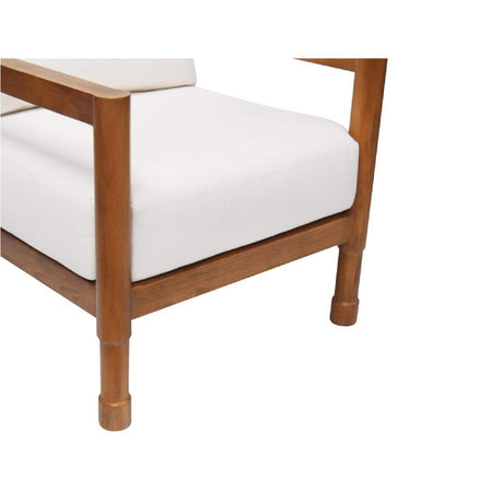 Modern or European furniture - Natural Teak Outdoor Accent Chair - www.oroa.com