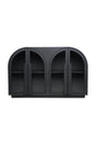 Modern European furniture - Black Arched 4-Door Cabinet - www.oroa.com