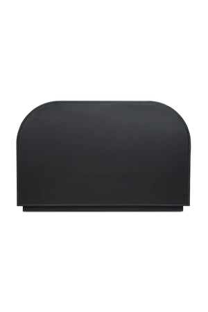 Modern European furniture - Black Arched 4-Door Cabinet - www.oroa.com