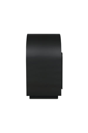 Modern European furniture - Black Arched 4-Door Cabinet - www.oroa.com