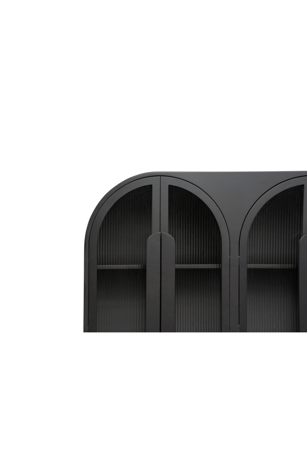 Modern European furniture - Black Arched 6-Door Sideboard - www.oroa.com