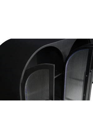 Modern European furniture - Black Arched 6-Door Sideboard - www.oroa.com