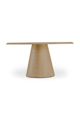 Modern European furniture - Espresso Brown Wood Dining Table - www.oroa.com