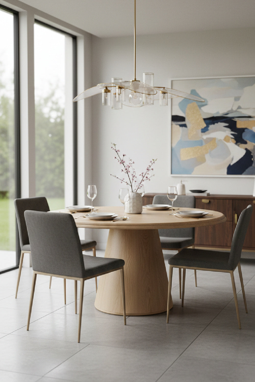 Espresso Brown Wood Dining Table | Novi Living Tutto