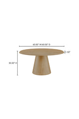 Modern European furniture - Espresso Brown Wood Dining Table - www.oroa.com