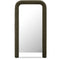 Modern European furniture - Ruched Upholstered Floor Mirror - www.oroa.com