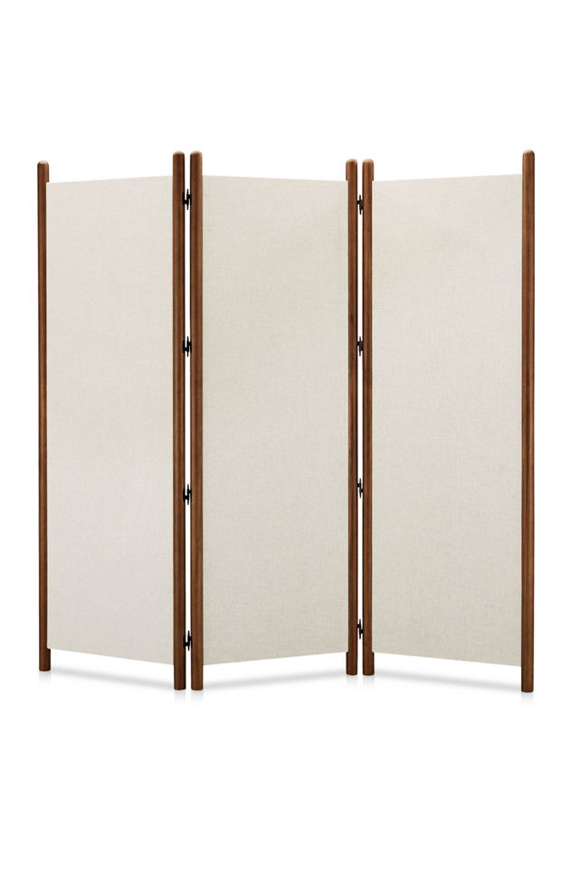 White Linen Blend Screen | Novi Living Enni | Oroa.com
