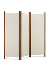 Modern European furniture - White Linen Blend Screen - www.oroa.com