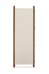 Modern European furniture - White Linen Blend Screen - www.oroa.com