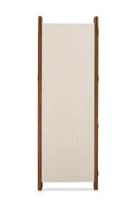 Modern European furniture - White Linen Blend Screen - www.oroa.com