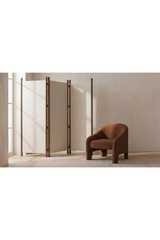 Modern European furniture - White Linen Blend Screen - www.oroa.com