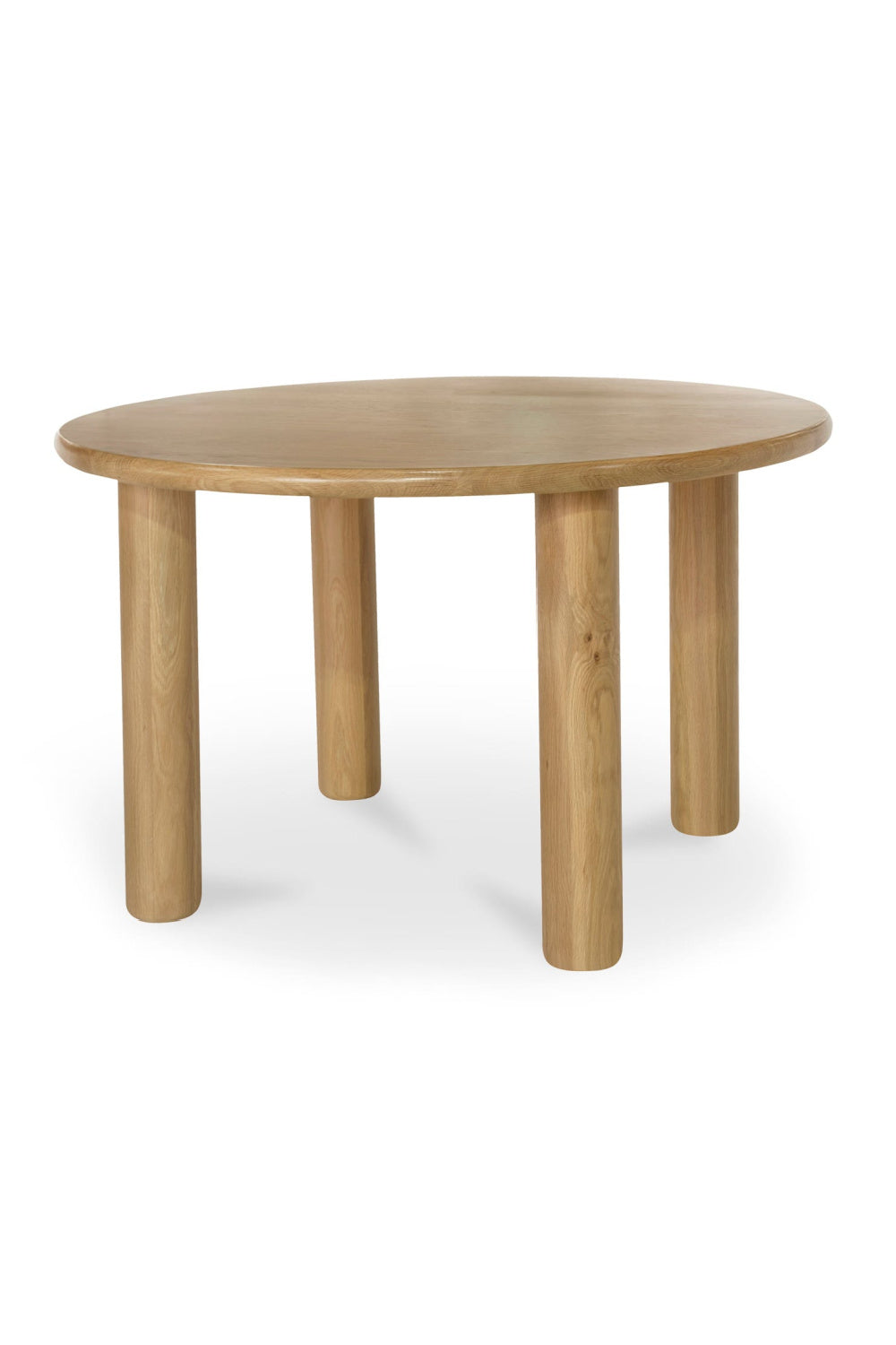 Solid Oak Round Dining Table | Novi Living Milo