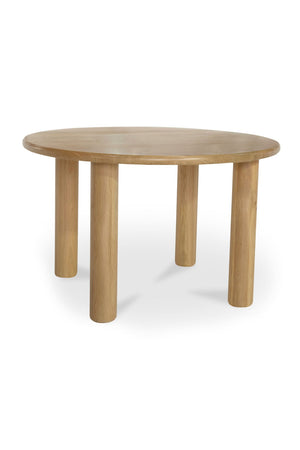 Solid Oak Round Dining Table | Novi Living Milo