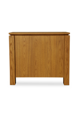 Modern European furniture - Oak Rustic 2-Drawer Nightstand - www.oroa.com
