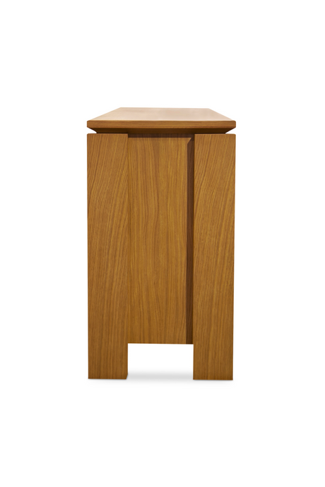Modern European furniture - Oak Rustic 4-Door Sideboard - www.oroa.com