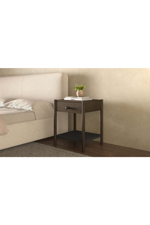 Woven Rope Accent Nightstand | Novi Living Millie | Oroa.com