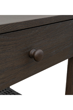 Woven Rope Accent Nightstand | Novi Living Millie | Oroa.com